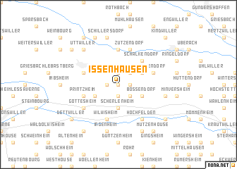 map of Issenhausen