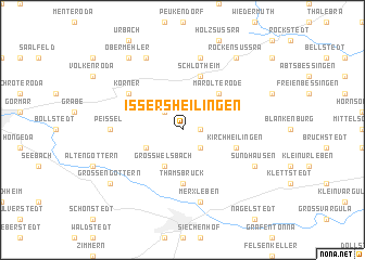 map of Issersheilingen