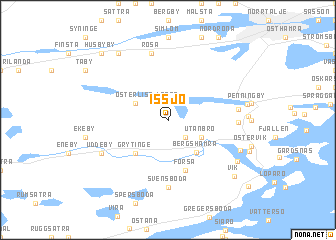 map of Issjö