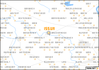 map of Issum