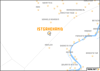 map of Īstgāh-e Ḩamīd