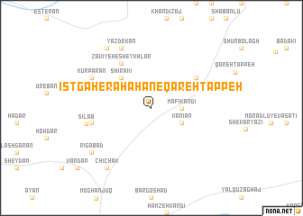 map of Īstgāh-e Rāh Āhan-e Qareh Tappeh
