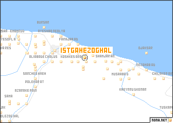 map of Īstgāh-e Z̄oghāl