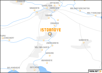 map of Istobnoye