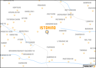 map of Istomino