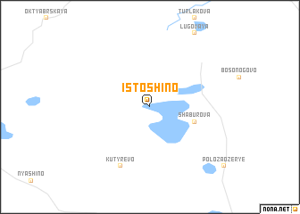 map of Istoshino