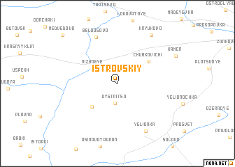 map of Istrovskiy