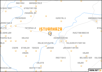 map of Istvánháza