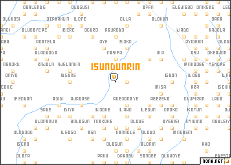 map of Isundunrin