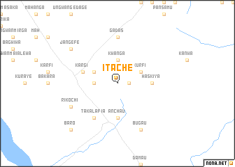 map of Itache