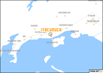 map of Itacuruçá