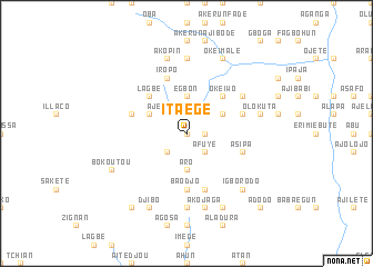 map of Ita Ege