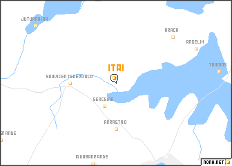 map of Itaí