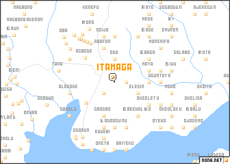 map of Itamaga