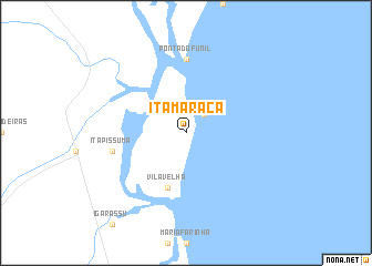 map of Itamaracá