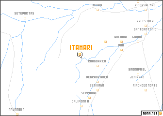 map of Itamari