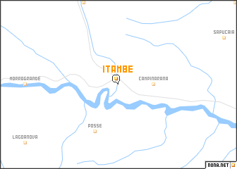 map of Itambé