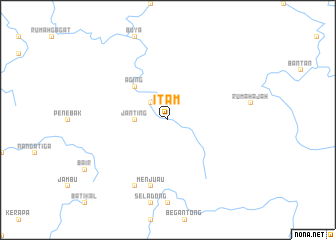 map of Itam
