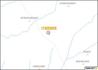 map of Itanara