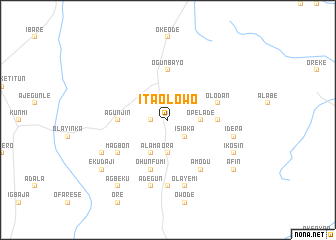 map of Ita Olowo