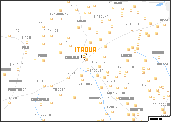 map of Itaoua