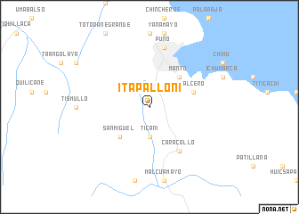 map of Itapalloni