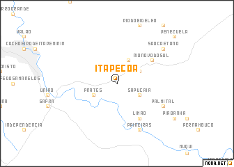 map of Itapecoá