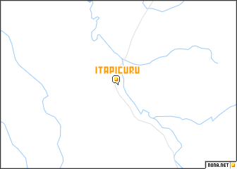 map of Itapicuru