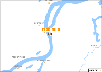 map of Itapinima