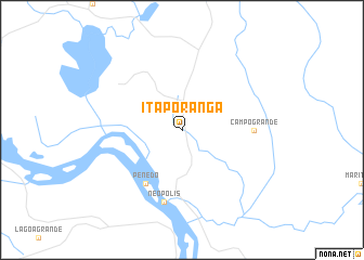map of Itaporanga