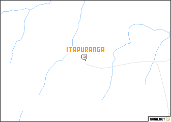 map of Itapuranga