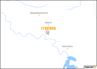 map of Itararé