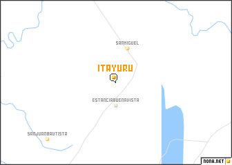 map of Itayurú