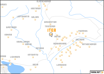 map of Itéa