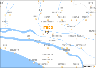 map of Itedo