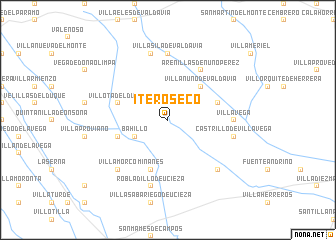 map of Itero Seco