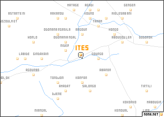 map of Itès