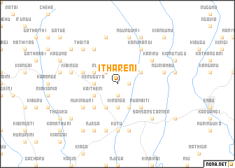 map of Ithareni