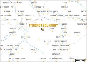 map of Ithorots-Olhaïby