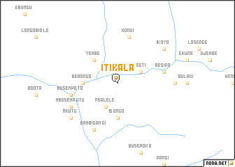 map of Itikala
