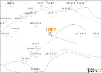 map of Itiké