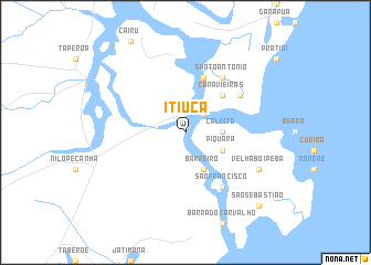 map of Itiúca