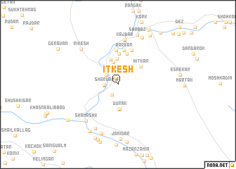 map of Ītkesh