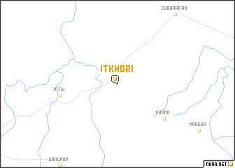 map of Itkhori