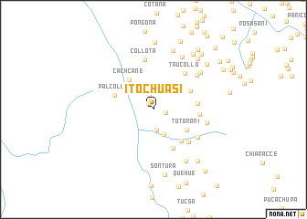 map of Itoc Huasi
