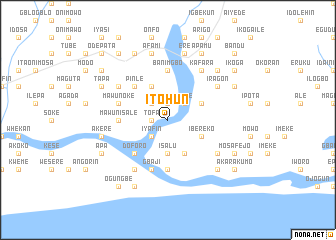 map of Itohun