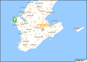 map of Itokazu
