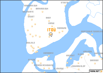 map of Itou