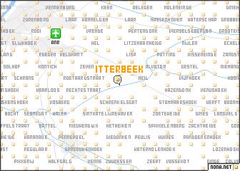 map of Itterbeek