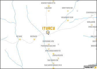map of Ituaçu